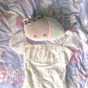 (sosana) cap sleeve lace dress 🎀